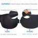 YIVIEW Sleep Mask Pack of 3  Lightweight & Comfortable Super Soft Adjustable 3D Contoured Eye Masks for Sleeping  Travel  Shift Work  Naps  Night Blindfold Eyeshade for Men Women  Black/Purple/Gray Black & Gray & Purple - Buy Online on GoSupps.com