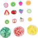 FRCOLOR 7200 Pcs 12 Fruit Sliced nail Art Accessories Diy Nail Slices 3d Nail Charms Resin Charms Hair Dryer Brush Nails Decor Fruit Pattern Nail Art Scrapbook Manicure - Buy Online on GoSupps.com