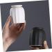 HOMSFOU Sealed Jar Tea Ceramic Jar Coffee Jar Black Pottery Travel White Teapot White 1PCS - Buy Online on GoSupps.com