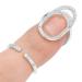 Fingernail Ring | Silver Nail Ring | Party & Wedding Fingernail Jewelry | Nail Art Decoration - Buy Online on GoSupps.com