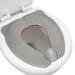 Enovoe Toddler Potty Seat - Foldable, Portable Potty Training Toilet Seat Toddler for Boys and Girls - Comfortable, Non-Slip Kids Toilet Seat Attachment(Grey)