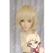 Anime Monogatari Series Oshino Shinobu Cosplay Wig Short Pale Gold Linen Heat Resistant Synthetic Hair Wigs + Wig Cap
