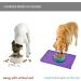 Reopet Silicone Feed Mats for Pets - Waterproof Dog & Cat Mats with Elevated Edges - 71x45 cm (1 Pack) - Purple - Buy Online on GoSupps.com