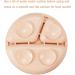 Pandaear 2 Series Silicone Baby Plates - Divided Non-Slip Suction Plates with 2 Baby Forks | BPA Free BLW Dining Set for Kids - Buy Online on GoSupps.com