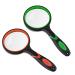 2-Pack 10X Magnifying Glass Handheld Reading Magnifier Magnifying Lens and Non-Slip Handle for Jewelry Coin Reading Hobbies Crafts Insect Plant Science (75mm)