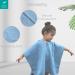 Urban Kanga Baby Bath Poncho with Hood | Two-Sided Crystal Blue Poncho for Children 1 Year - International Shipping - Buy Online on GoSupps.com