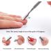 Premium Huture Haubzangen Short Corner Lifter & Nail Shaver Set - Stainless Steel Manicure & Pedicure Tools Kit - Buy Online on GoSupps.com