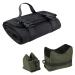 Tactical Shooting Gun Mat Outdoor Professional Waterproof Non-Slip Shooting Mat Firearm Shooting Bag Rifle Rest Bag Shooting with Front and Rear Support Sandbags Black