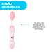 Chicco Baby Toothbrush for 6-36 Months | Soft Bristles & Rounded Head Protective Cover | Perfect Gift in Pink - Buy Online on GoSupps.com