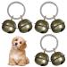 Leeq extra loud bell for cats and dog - pet Tracker bell dog bell for collar pet tracker for black cat -bell collar collar charm pendants for dog cats