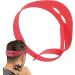 Neckline Shaving Template Hair Trimming Guide Silicone Curved Haircut Band for Haircutting Creating Clean Straight Neck Hairline Fade and Taper Guide for Hair Clippers Red - Buy Online on GoSupps.com