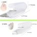 DYKOOK Flared Gel Toe Separators - 8 Pieces for Overlapping Toes and Bunion Correction (4 Large + 4 Small) - Buy Online on GoSupps.com