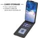 Luxury iPhone X/XS Case - Leather Wallet & Magnetic Folding Cover | VQWQ Black Protective Handy Case for iPhone X/XS 5.8 - Buy Online on GoSupps.com