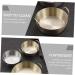 Milisten 3pcs Sauce Dish Round Serving Plate Sauce Container Soy Dipping Bowls Appetizer Dish for Home Household Sauce Serving Dish Appetizer Plate Stainless Steel The Dish Korean re-usable 8X8CMx3pcs Goldenx3pcs - Buy Online on GoSupps.com