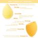 Uranian Makeup Sponges Set - 2 Pcs Yellow Foundation Blending Beauty Sponges for Women & Girls | International Shipping Available - Buy Online on GoSupps.com