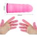 100 Pcs Pink Disposable Finger Protectors - Latex Anti-Static Finger Cots for Beauty & Electronic Repair - Buy Online on GoSupps.com