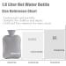 ANMIA 1.8L Rubber Hot Water Bottle - Light Grey with Cover for Hot and Cold Therapy | Menstrual Cramp Relief - Buy Online on GoSupps.com