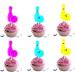 18pcs Neon Bowling Cupcake Toppers for Boys Girls Adults Happy Birthday Bowling Party Decorations Supplies Sport Ball Bowling Cake Decorations - Buy Online on GoSupps.com