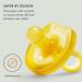 Natursutten 0-6 Months Pacifiers - 2-Pack Butterfly Shield Round Nipple Natural Rubber BPA-Free Newborn Pacifiers - Made in Italy - Buy Online on GoSupps.com