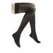 JOBST UltraSheer Thigh High with Lace Silicone Top Band, 15-20 mmHg Compression Stockings, Closed Toe, Small, Classic Black Classic Black Small