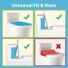 Baby Toilet Lock (2 Pack) - Child Safety Seat Lock with Easy Installation & Extra Adhesive - Buy Online on GoSupps.com