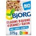 BJORG - Flocons D'Avoine Graines Raisins 375G - Lot De 4