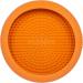 Lickimat UFO - Bathing Distraction for Pets | Natural Rubber Soft Treats Unique Design | Orange Zigzag Pattern - Buy Online on GoSupps.com