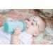 Mason Bottle Silicone Baby Bottle with Medium Flow Nipple - 8 Ounce, BPA Free, Non-Toxic - Made in USA - Teal (1 Count) - Buy Online on GoSupps.com