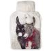 YOUR hot water bottle with donkey motif Pips and Grey Filling quantity: approx. 2 000 ml soft cover