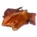 Pig Ears All Natural | Single Ingredient | 20/25/100 Count | Made in Canada | Slow-Roasted | Promote Healthy Shiny Coats (20 Pack) 1 count (Pack of 20)