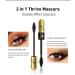  TANOOS Hellokiss 2 in 1 Slimming Long Curl Mascara Waterproof Natural Curling Eyelashes Eye Makeup Creates Natural Looking Brows Effortlessly - Buy Online on GoSupps.com