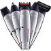 5-in-1 Men's Hair Clipper & Beard Trimmer Kit - Cordless Waterproof Grooming for Mustache Nose & Ear Hair - Buy Online on GoSupps.com