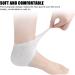 5 Pair Heel Protectors for Shoes Moisturizing Heel Socks Heel Pads Cushion Protectors Moisturizing Heel Protective Cover Wrap for Women to Heal and Treat Dry Cracked Heels(White) - Buy Online on GoSupps.com