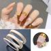 3PC Nail Art Tape Set | Adhesive Decoration Edge Guide | Creative Manicure Tools & Stickers - Buy Online on GoSupps.com