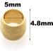 Heyous 10 Set Brass Brake Hose & Olive Insert for Shimano BH59 BH90 Avid Sram Hydraulic Disc Brake Hose - Buy Online on GoSupps.com