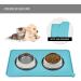Reopet Waterproof Silicone Feed Mats for Pets - Elevated Edges 47x30 cm Turquoise - Perfect for Dogs & Cats - Buy Online on GoSupps.com