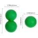 Magiclulu Fascia Massage Balls - 3 Set Lacrosse & Roller Ball Foot & Muscle Massager - Spherical Peanut Coach Ball for Ultimate Relief - Buy Online on GoSupps.com