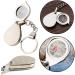SUPVOX 15x Magnifying Glass Keychain - Mini Portable Foldable Handheld Magnifier for Easy Reading - Buy Online on GoSupps.com