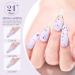 MEET ACROSS Jelly Eggshell Gel Nail Polish Set | Soak Off UV Led Lamp | Base & Top Coat Included | Nail Art Salon in a Box - Buy Online on GoSupps.com
