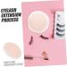 Didiseaon Eyelash Silicone Sticker Lash Supplies Tool Fake Lashes Fake Eyelashes False Eyelashes Eyelash Kit Eyelash Storage Lash Eye Pads Eyelash Organizer Eyelash Holder 6.50X6.50X0.20CM - Buy Online on GoSupps.com