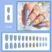 Diduikalor Easter Almond Egg Fake Nails - 24Pcs Easter Style 09 | Artificial Glue-On Nail Set for Women - Buy Online on GoSupps.com
