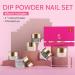 Lavender Violets 14g x 6 Colors Dip Powder French Nail Art - Nude Pink Coffee Grey Black Manicure Dipping Powder - Large Capacity DIY Salon Design - Buy Online on GoSupps.com