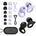 Hearprotek Ear Plugs for Sleeping 2 Pairs Ear Plugs for Sleep Noise Reduction Ear Protection-Reusable Soft Hearing Protection earplugs for Ear Tinnitus Relief Snoring Misophonia Work Studying Travel Violet
