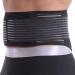 Soft And Breathable Lumbar Support Belt Strong And Durable Velcro Waist Protection For Men And Women (Color : Black Size : Length 41inch) Length 41inch Black