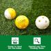 Practice Golf Balls (16-Pack) Limited-Flight Foam Golf Balls to Improve Your Swing - Dent Resistant Yellow Golf Balls Practice - Perfect for Indoors  Basement & Backyard. Perfect for Men and Kids. EVA - Buy Online on GoSupps.com