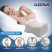 Sleepavo Knee Pillow for Side Sleepers - Sciatica, Leg, Lower Back, and Hip Pain Relief - Memory Foam Leg Pillow for Sleeping - Buy Online on GoSupps.com