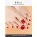 Buy Ohora Semi Cured Gel Nail Strips (P Blaze) - Red | Salon-Quality Long-Lasting & Easy to Apply - Compatible with UV/LED Lamps - Includes Prep Pads Nail File & Stick - Buy Online on GoSupps.com