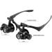 25X Headband Magnifier Magnifying Glass with Light Magnification Glass Loupe for Jeweler Watch Repair Kit - Buy Online on GoSupps.com