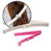 Hair cutting help clip 1 set hair cut yourself made easy shearer styling professional hair cutting tool set tool (pink)
