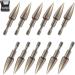 Field Point 100/125/150/200 Grain Field Tips - Hunting Arrow Points - Threaded Archery Tips - Screw-in Broadheads (12 PCS) - Buy Online on GoSupps.com